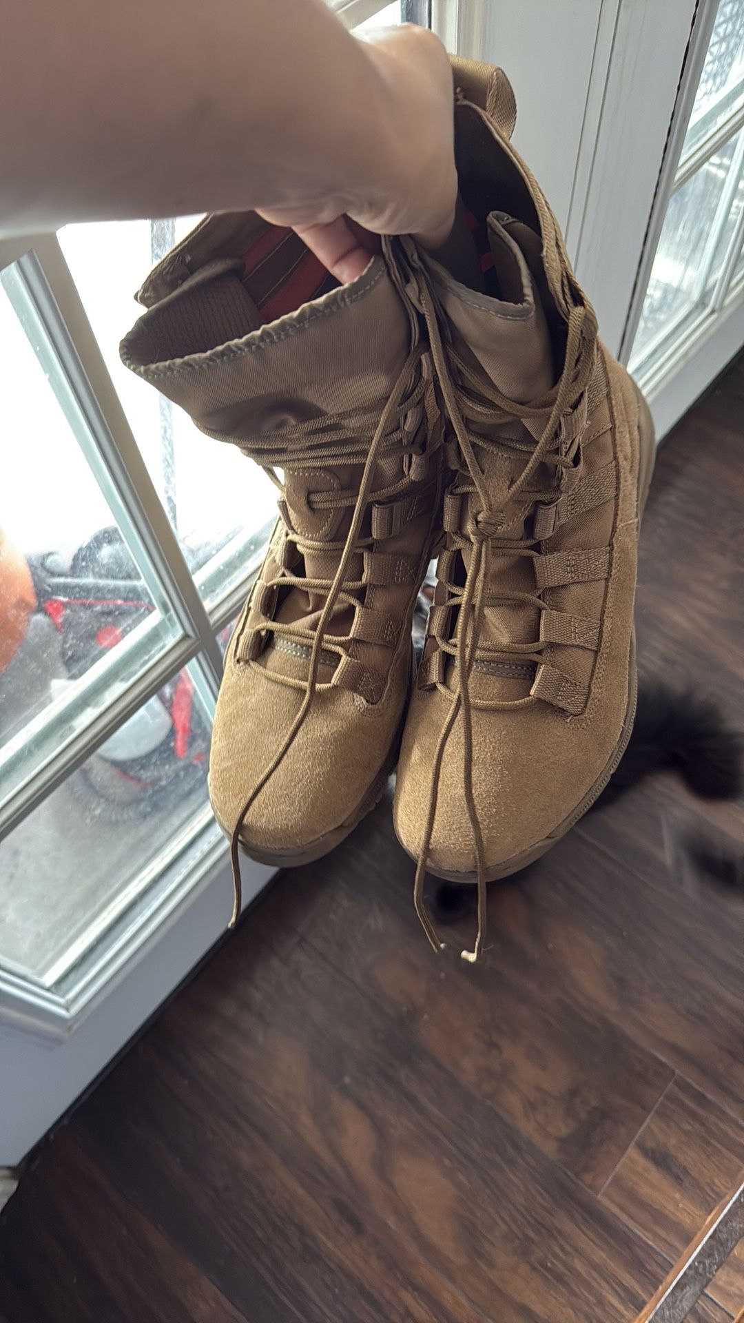Nike Tan Tactical Boots