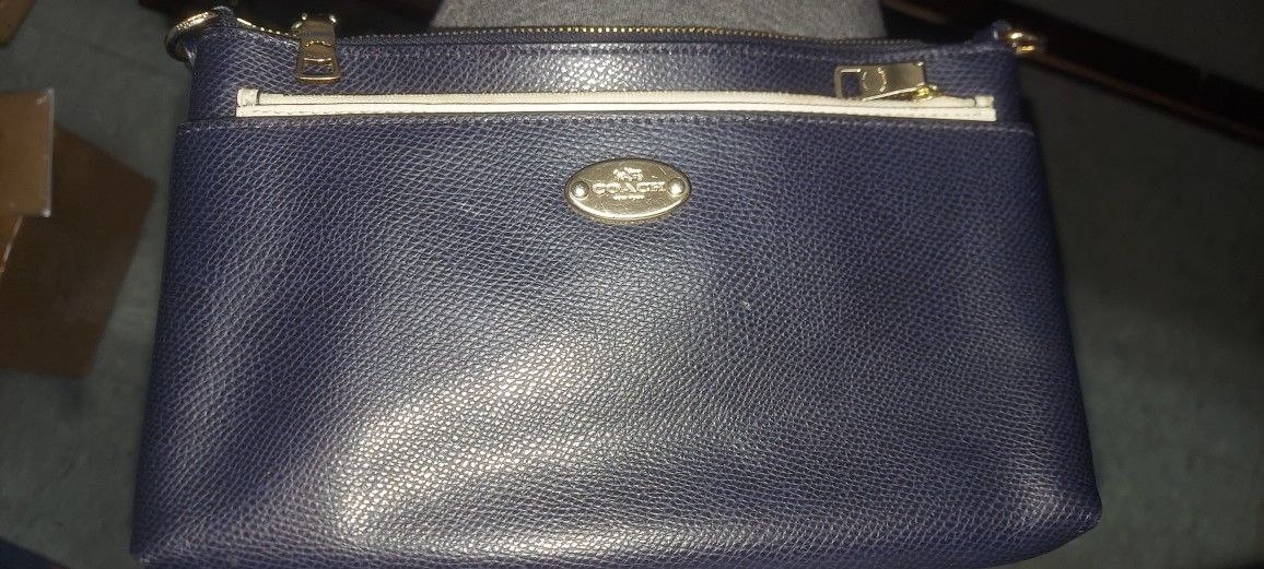 Coach®™ Mini Purse With Extra Wallet, Sold As A Set - Very Nice Condition Overall
