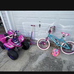 Kids Combo Bike, Scooter, ATV