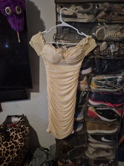 Cream Cocktail Dress