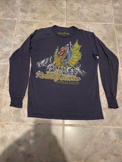 Rowdy Sprout x Rolling Stones American Tour 1981 Dragon T-Shirt SZ 12 Youth Kids