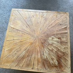 ☕ Solid Wood Coffee Table – Classic & Elegant ☕