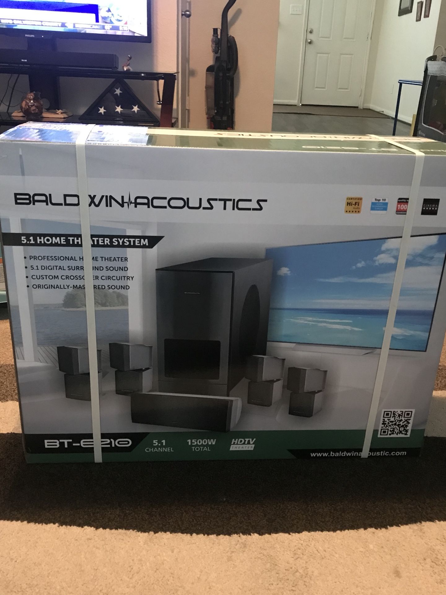 Baldwin acoustics 5.1 home 2025 theater system