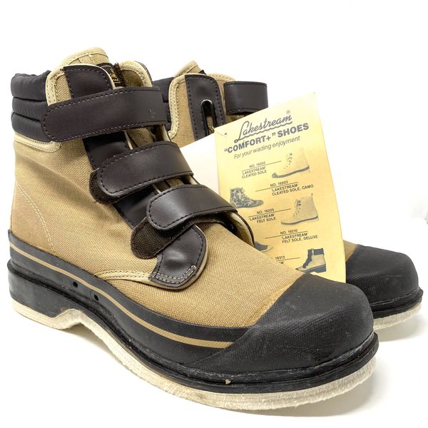 Hodgman Lakestream Wading Felt Sole Shoes Boots Canvas