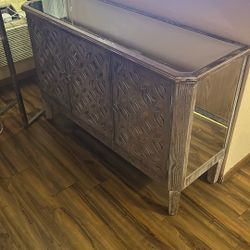 Mirrored Console Table (3 Door) 