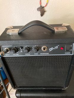 Fender Squier SP-10 Guitar Amplifier Works good, no issues. Meet @ Kempsville library Virginia Beach