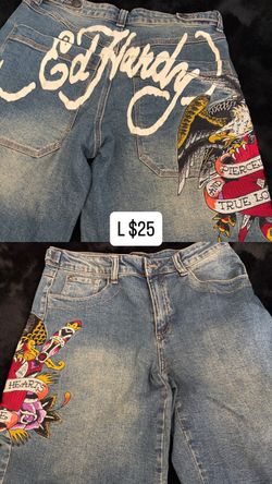 Ed Hardy jean shorts