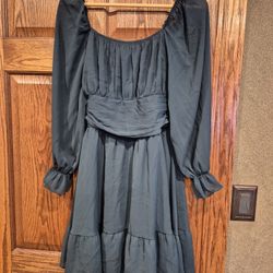 Exlura Women Dress, Size S , Color  Emerald  Deep Green