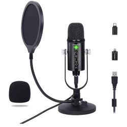 USB Microphone Condenser Computer Gaming Mic
