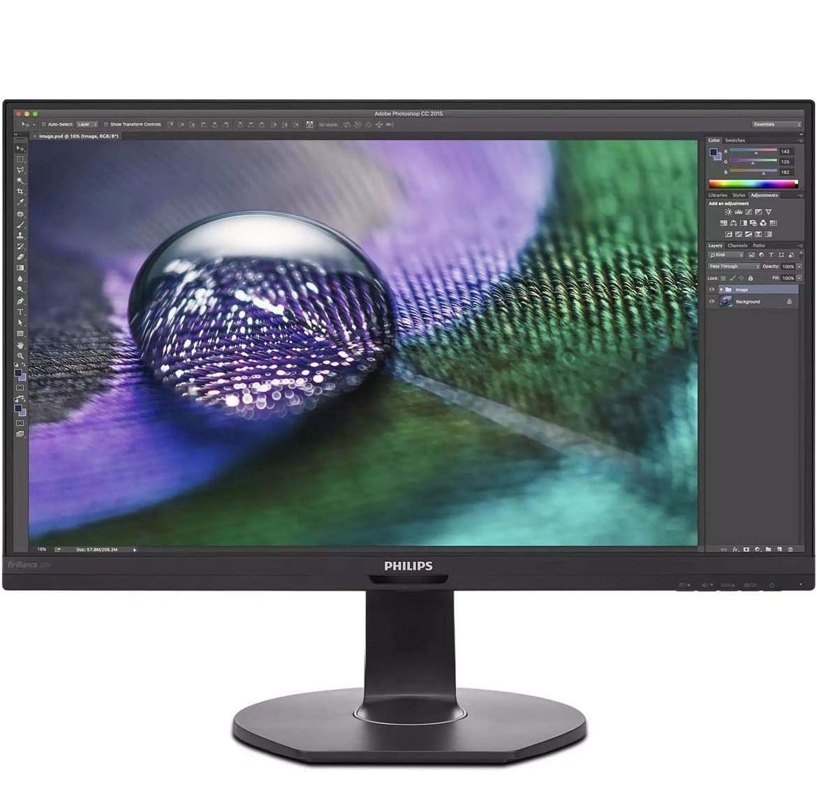Philips Brilliance 272P7VUBNB 27" Monitor, 4K UHD IPS