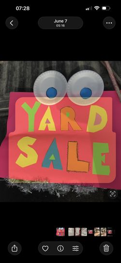 Yard Sale Today Only