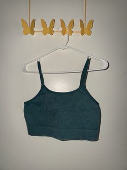 h&m seamless ribbed top - m