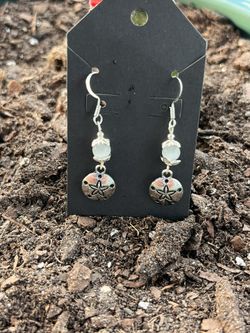 Custom Ear Rings Sand Dollar
