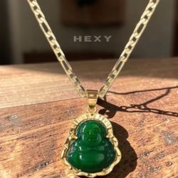Jade Buddha Necklace / Chain 