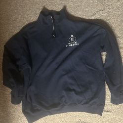 Etheral quarter zip sweatshirt size large 