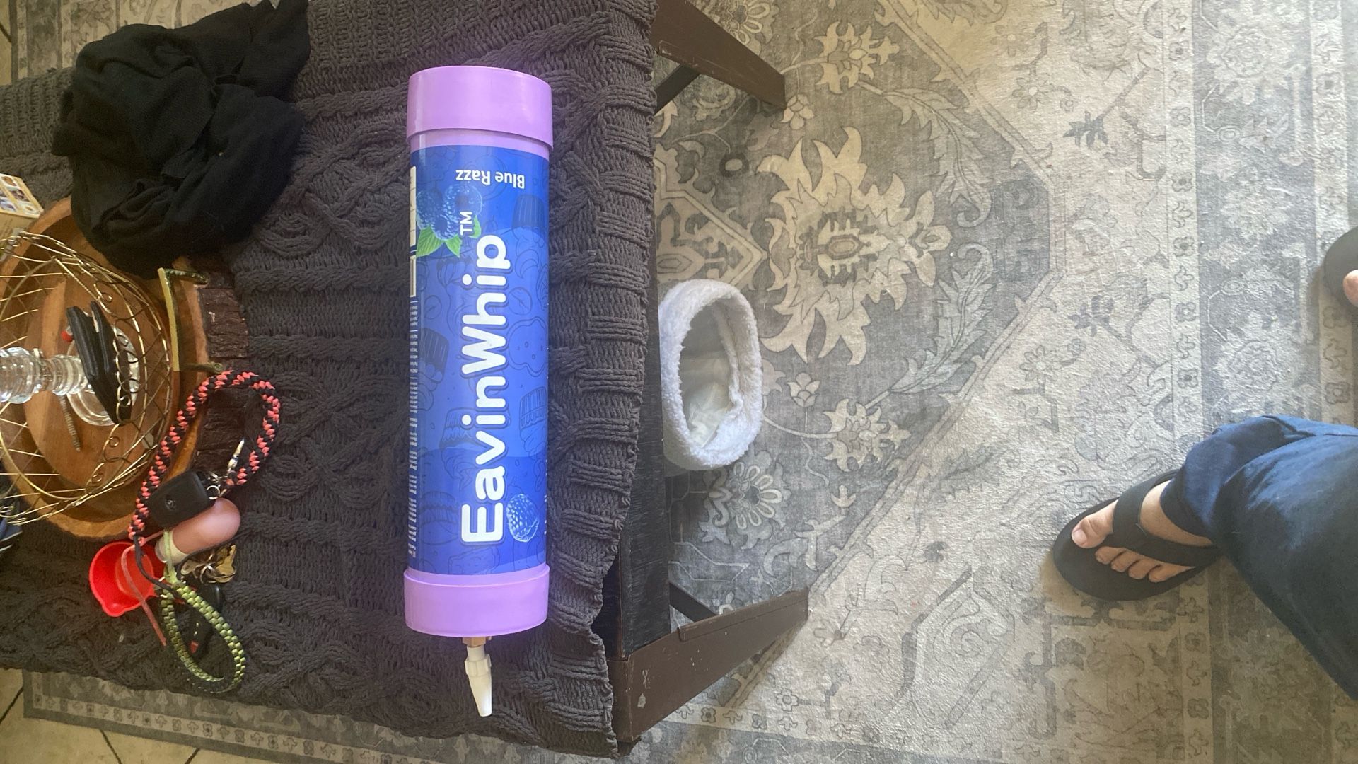 EavinWhip Blue Razz Food Grade Noxious Oxide