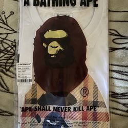 Burrberry Bape Shirt Size S and M