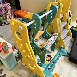 Used baby slide swing set