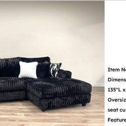 Black Viral Sectional NEW