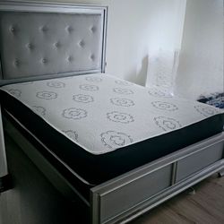 NEW QUEEN-SIZE MATTRESS & BOX SPRING - 2PC