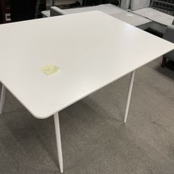 New 47'×31" White Desk Computer Work Table