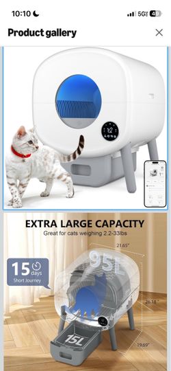 Cumridge automatic litter box
