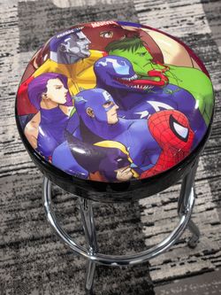 Arcade1up Marvel vs capcom stool,  read