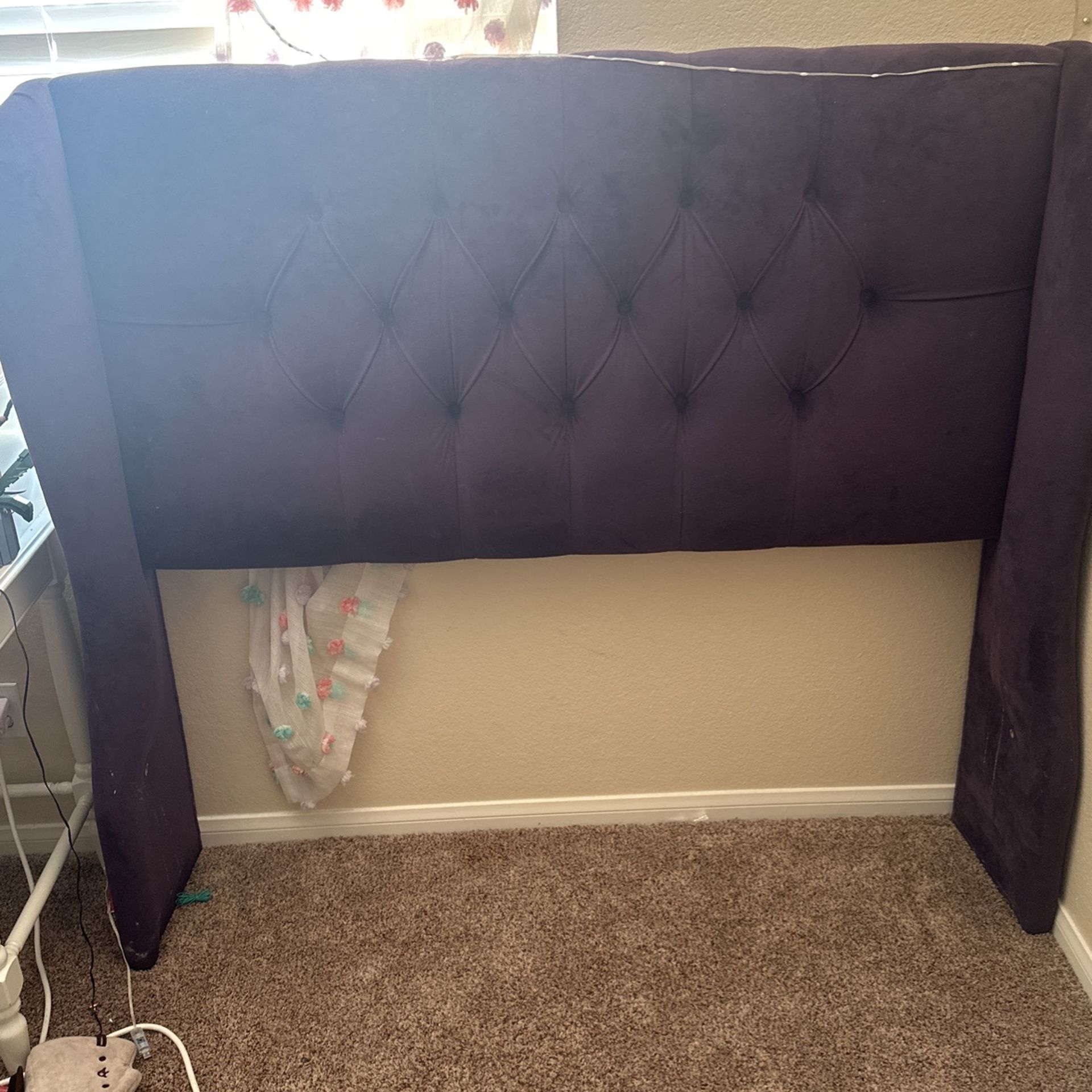 Purple Headboard for Bed
