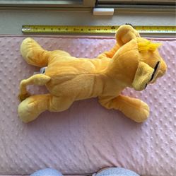 Cartoon Simba Plushie 