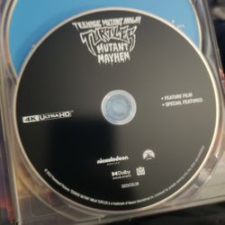 Tmnt Mutant Mayhem 4k Ultra Hd Disc Only