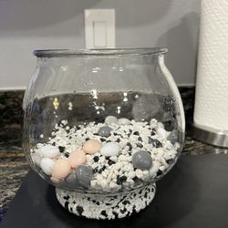 Fish Bowl With Rocks