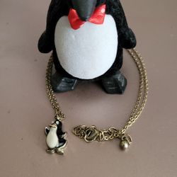 Penguin Necklace And Jewelry Box