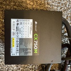 Corsair CX750M 750W Power Supply