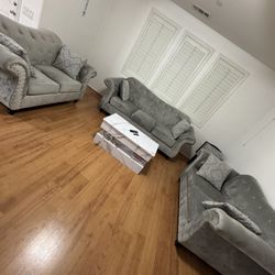 Beautiful Couch With Coffee Table 