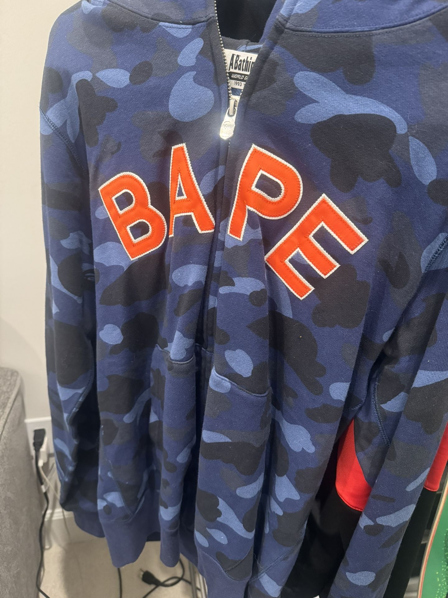 Bape Color Camo Full Zip Hoodie 
