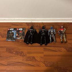 Lego Star Wars Buildable Figures Lot Of 4 (Retired Sets)