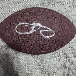 ODELL BECKHAM SIGNED AUTOGRAPH FULL SIZE FOOTBALL - Beckett - RAMS RAVENS Giants