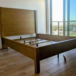 BRAND NEW Modern Solid Wood Queen Bed Frame - Never Used!
