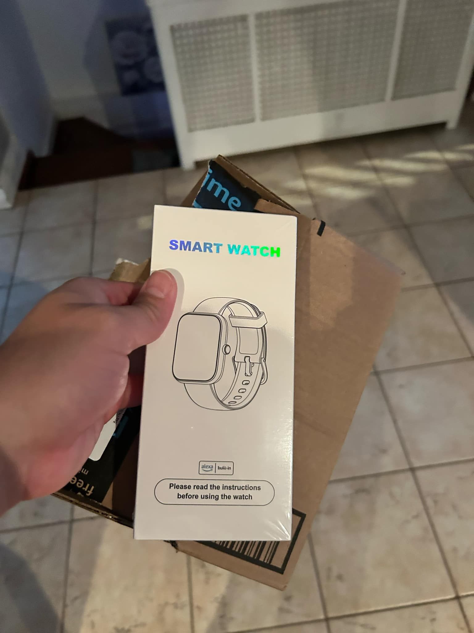 BOOOMIC Smart Watch with Alexa Built-in, 1.83'' Touchscreen with Call Function, IP68 Waterproof Fitness Tracker, 100+ Sport Modes, Heart Rate & Sleep