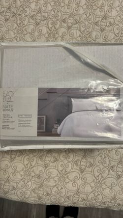 White gauze Duvet Cover