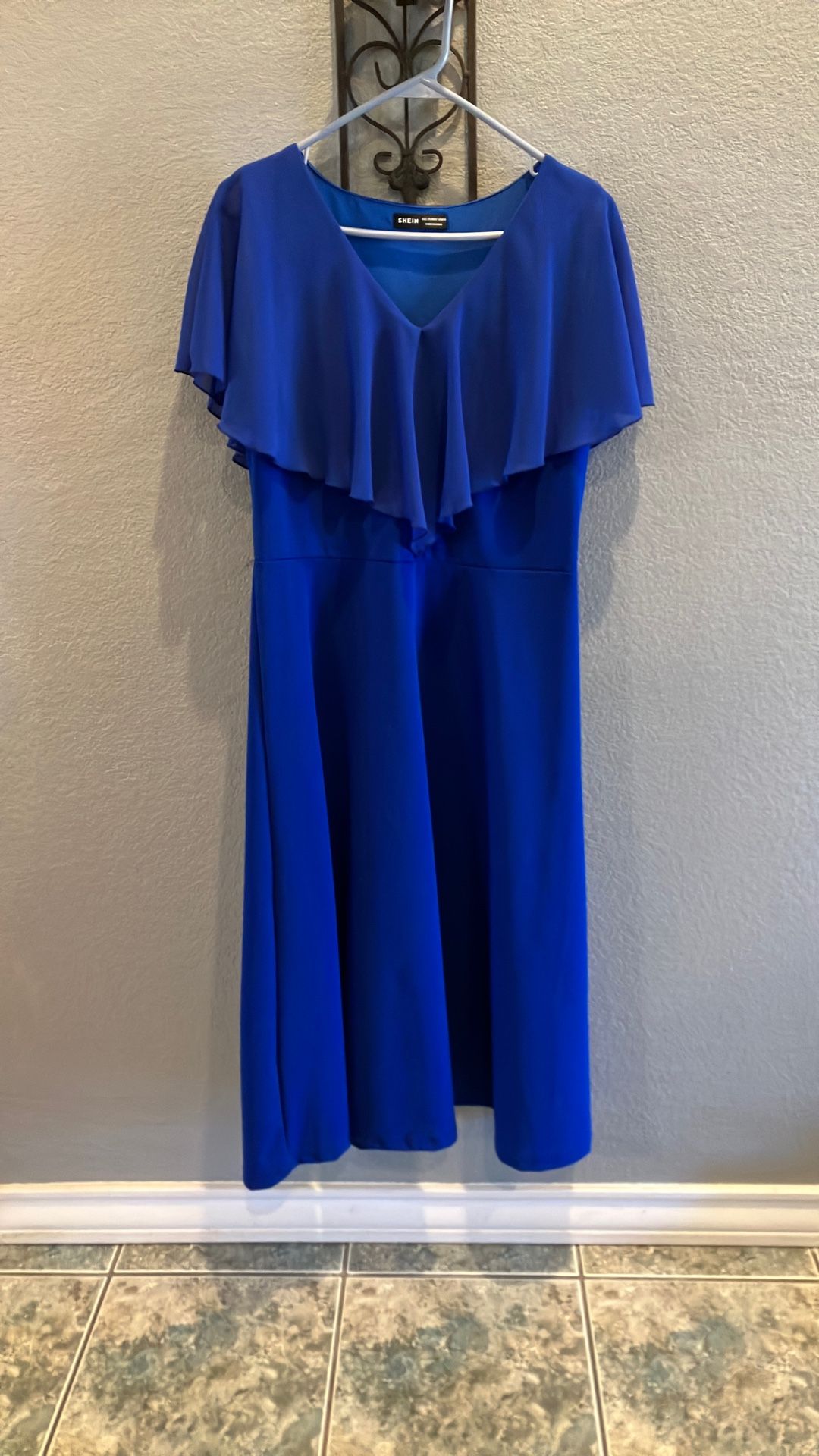 Royal Blue Mid Dress