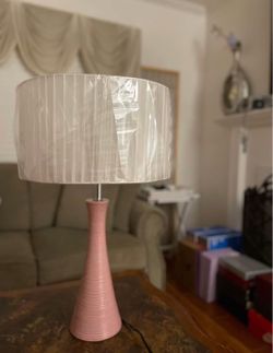 Beautiful pink table lamp