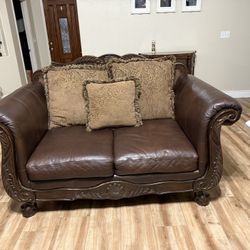 3 Piece Leather Sofa Set