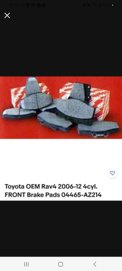 NEED GONE ASAP!!!! NEW TOYOTA 2011 RAV4 BRAKE PADS $50