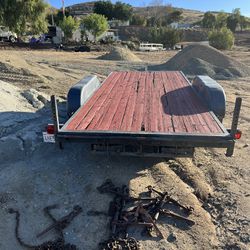 Carson Flatbed Trailer 16’Feet Long With Slide Out Ramps