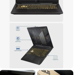 ASUS TUF Gaming 17.3" FHD 144Hz i5 11260F 8GB 512GB RTX3050 Ti Grey Win 10SEALED