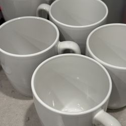 Six Correlle Mugs