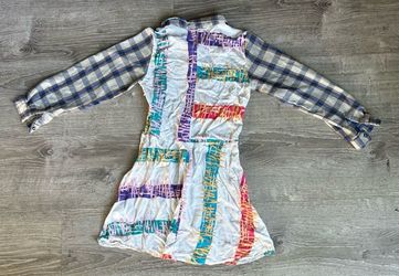 Netflix Stranger Things Multicolor Long Sleeve Dress, Size L, Polyester