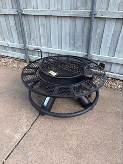 Fire pit and grill