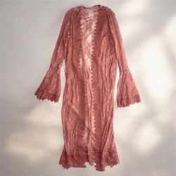 Gorgeous lace kimono s/m
